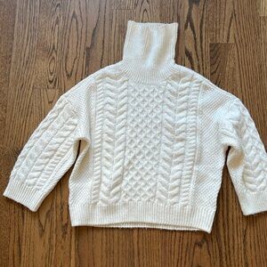 Calvin Klein boxy turtleneck